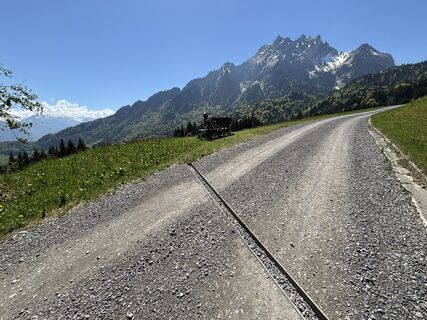 Foto von Dominik Wymann entlang der Tour