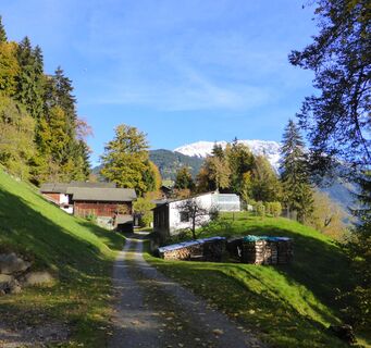 Wohnhäuser in der Nähe vom Kloster Gauenstein