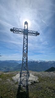 Foto de Klaus Lehner a lo largo del recorrido
