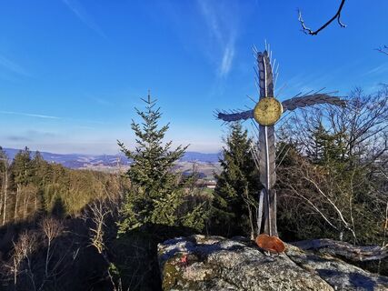 Foto von Elisabeth Zednik entlang der Tour