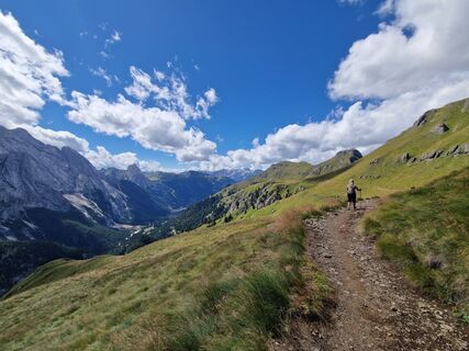 Foto de Hende Sándor a lo largo del recorrido