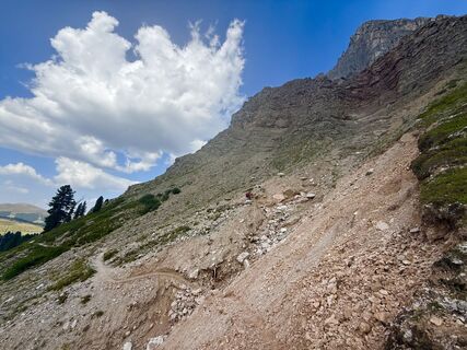 Photo de Mirko Ophoff le long du parcours