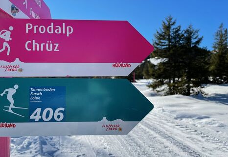 Wegweiser nach Prodalp