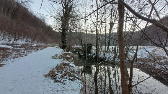 Foto von Frederick Müller entlang der Tour