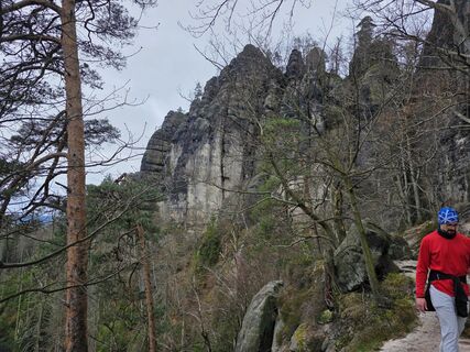 Foto von Peter Griesbach entlang der Tour