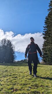 Foto von Klaus Lehner entlang der Tour