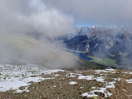 Foto von Elisabeth Thaler entlang der Tour