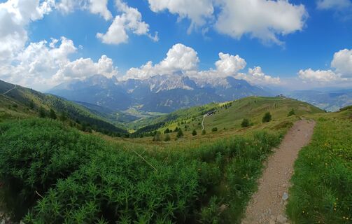 Photo de Kerstin Schiller le long du parcours
