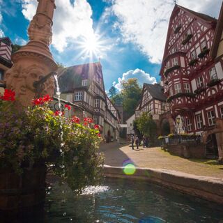 Marktplatz / Schnatterloch in Miltenberg