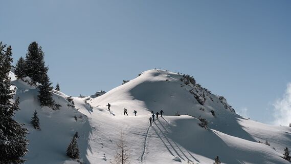 unterwegs am ORTOVOX Tourenlehrpfad im Rofangebirge