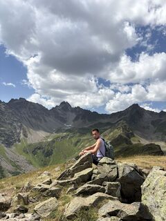 Photo de Andreas Vaes le long du parcours