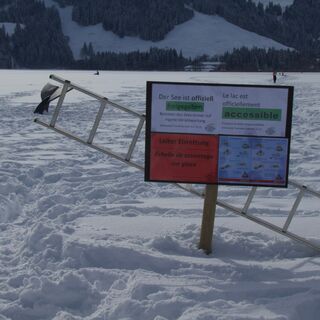 Gypsera-Winterwanderung Seerundgang Schwarzsee