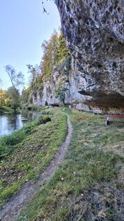 Photo de Werner Sperber le long du parcours