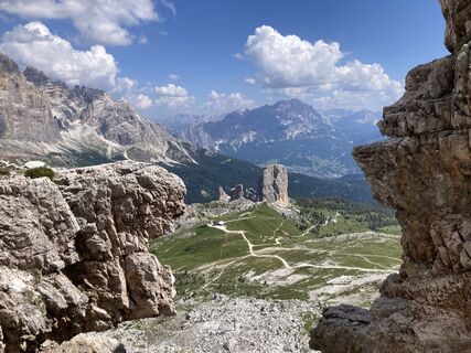 Foto von Marilena Locatelli entlang der Tour