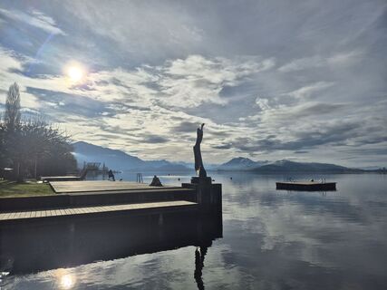 Zdjęcie z Markus Christen wzdłuż trasy