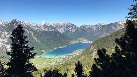 Ausblick vom Hubersteig zum Achensee