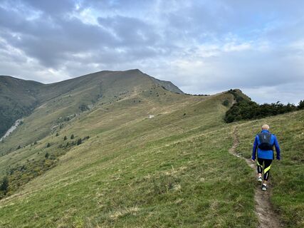 Foto de Angelo Austoni a lo largo del recorrido
