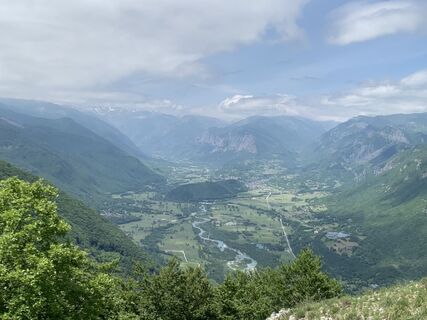 Foto de Toni Lerda a lo largo del recorrido