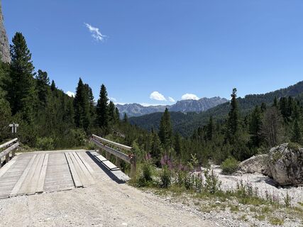 Foto de Irene Frattaroli a lo largo del recorrido