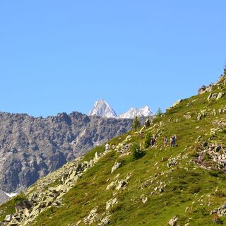 Weg zu Orny Hütte