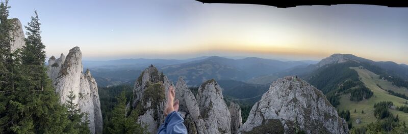 Foto von Konrád Kékesi entlang der Tour