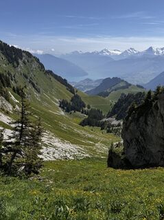 Photo de Sascha Huber le long du parcours