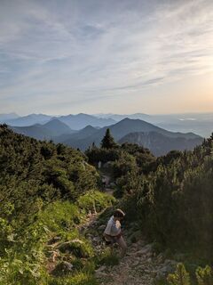 Foto von Antoine Send entlang der Tour