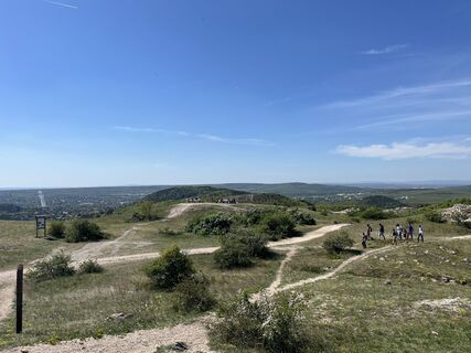 Foto de Lili Bártfai a lo largo del recorrido