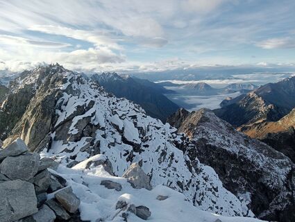 Foto de simone ravasi a lo largo del recorrido