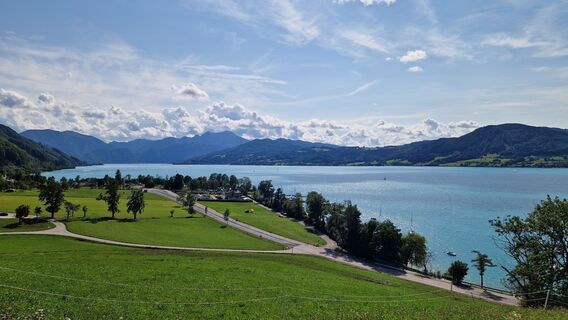 Photo de Claudia Maurer le long du parcours