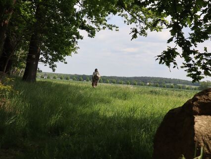 Wanderweg bei Kamenz in Richtung Nebelschütz