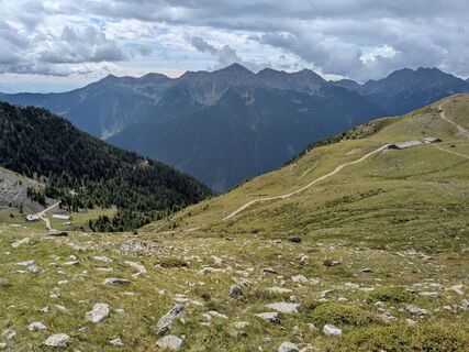 Zdjęcie z tschenser wzdłuż trasy