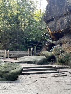 Foto van Michaela Fischer langs de tour