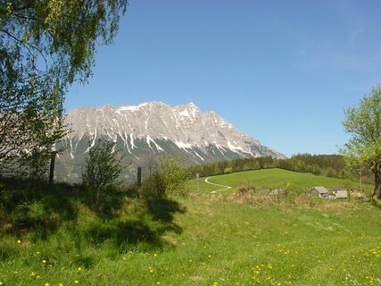 Blick auf das Bergmassiv