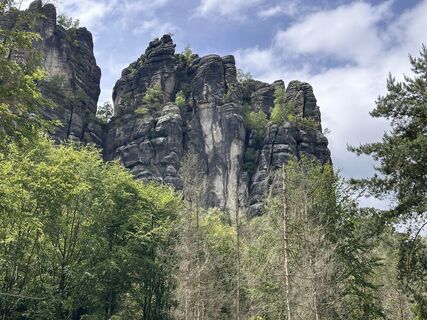 Foto von Norbert Herbig entlang der Tour