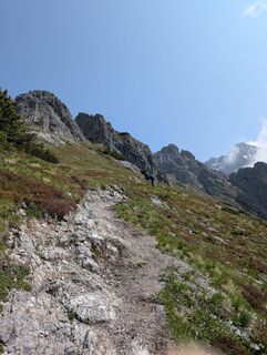 Foto von Sabine Oksas entlang der Tour