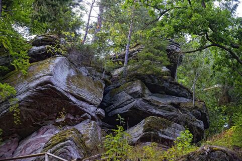 Der mächtige Beilfelsen
