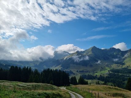 Foto von Karin entlang der Tour