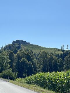 Foto von Michaela Scheurer entlang der Tour