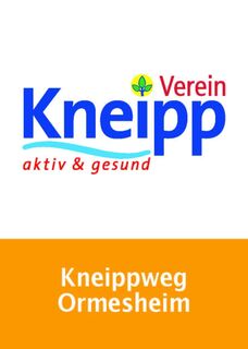 Wegemarkierungszeichen Kneippweg Ormesheim