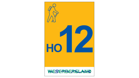Markierung Wanderweg HO12 Hessisch Oldendorf
