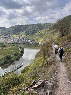 Fotografia z Anke Regitz na trase