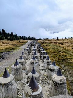 Foto von Sabrina Hackel entlang der Tour