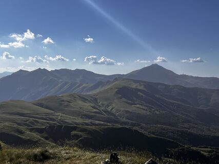 Fotografia z Nicola Florini na trase