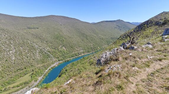 Foto von Franca Škarja entlang der Tour
