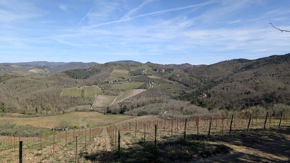 Foto von Gianni Latini entlang der Tour