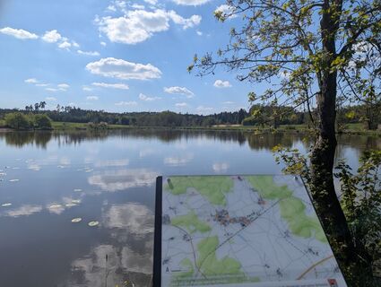 Foto von Thomas Müller entlang der Tour
