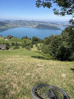 Foto von Jeannette Megert entlang der Tour
