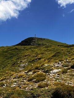 Photo de Nicola Florini le long du parcours