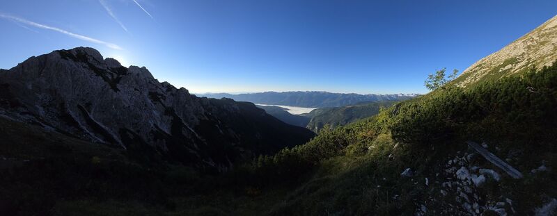 Fotografia z MIhael Pečnik na trase
